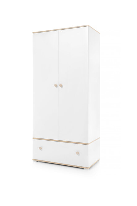 Šatníková skriňa ZY01biela/dub 90x195x50