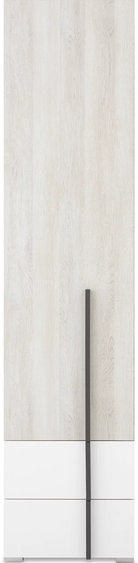 Skriňa RM04 dub wilton biely/biela/antracit 45x40x195