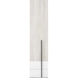 Skriňa RM04 dub wilton biely/biela/antracit 45x40x195
