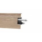 Soklová lišta MACK 132 Dub Edmonton - Zakončenie ľavé