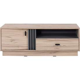 TV stolík AL05 dub estana/antracit 125x40x45