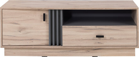 TV stolík AL05 dub estana/antracit 125x40x45