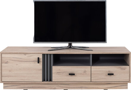 TV stolík AL06 dub estana/antracit 155x40x45