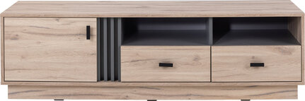 TV stolík AL06 dub estana/antracit 155x40x45