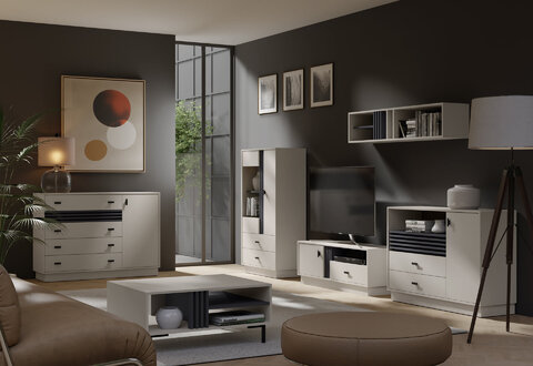 TV stolík AL06 kašmír 155x40x45