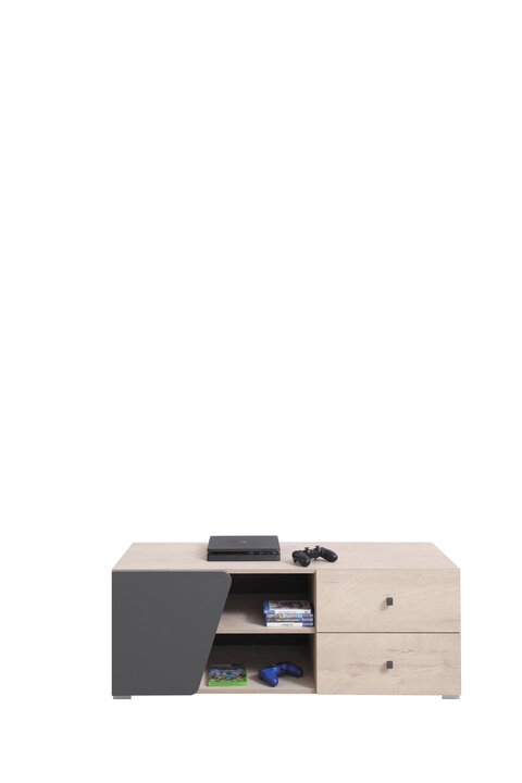 TV stolík DL08 dub/antracit 120x50x45