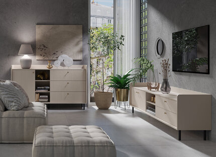 TV stolík GR07 piesková 210x42x59