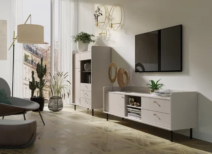 TV stolík GR08 piesková 170x42x59