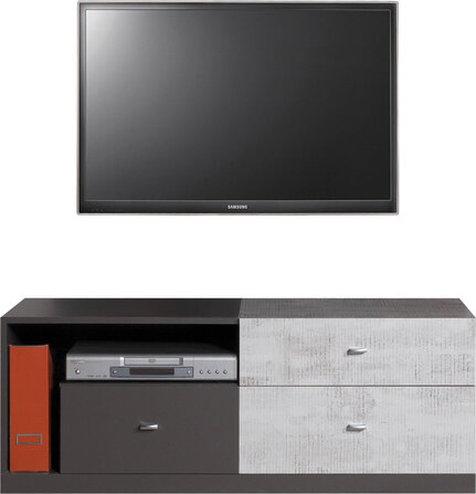 TV stolík Tablo 8 grafit/enigma 120x45x50