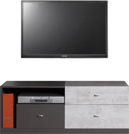 TV stolík Tablo 8 grafit/enigma 120x45x50