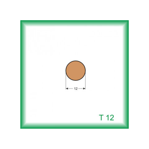 Tyč - T12 /na objednávku - min. odber 100 m