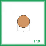 Tyč - T18 /na objednávku - min. odber 100 m