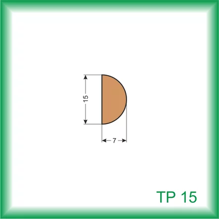 Tyč - TP15 /na objednávku - min. odber 100 m