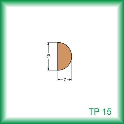 Tyč - TP15 /na objednávku - min. odber 100 m