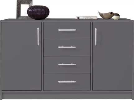 Veľká komoda Smart 6 antracit 140x84x40