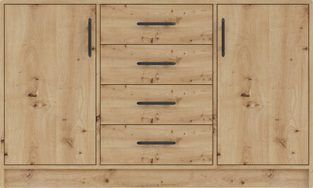 Veľká komoda Smart 6 dub artisan 140x84x40