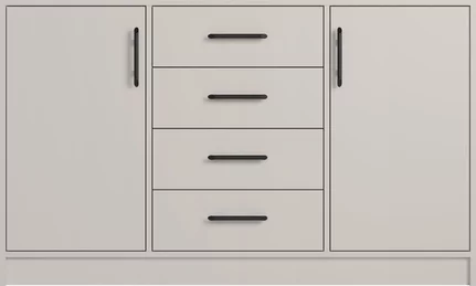 Veľká komoda Smart 6 kašmír 140x84x40