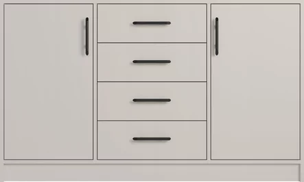 Veľká komoda Smart 6 kašmír 140x84x40