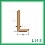Vinkel - L3418 /na objednávku - min. odber 100 m