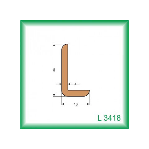 Vinkel - L3418 /na objednávku - min. odber 100 m