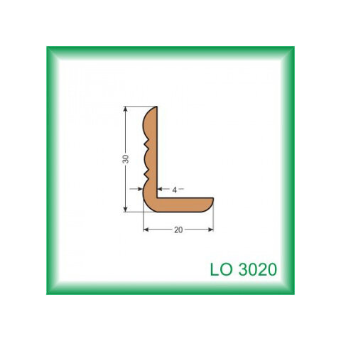 Vinkel - LO3020 /na objednávku - min. odber 100 m