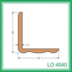 Vinkel - LO4040 /na objednávku - min. odber 100 m