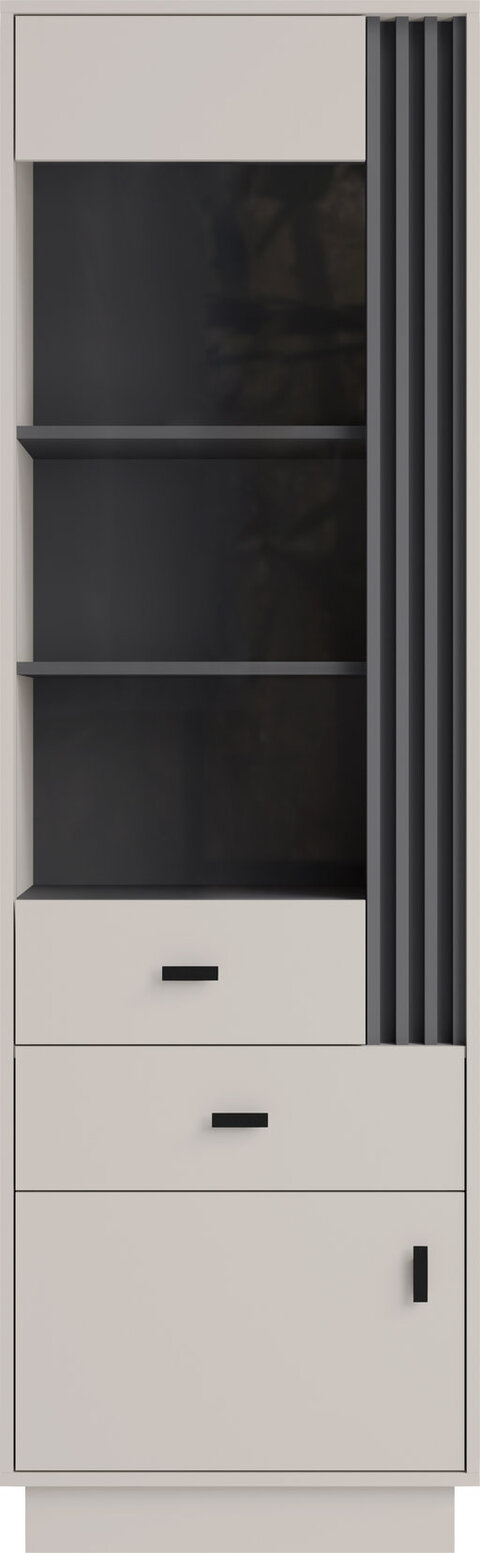 Vitrína AL03 kašmír 60x40x195