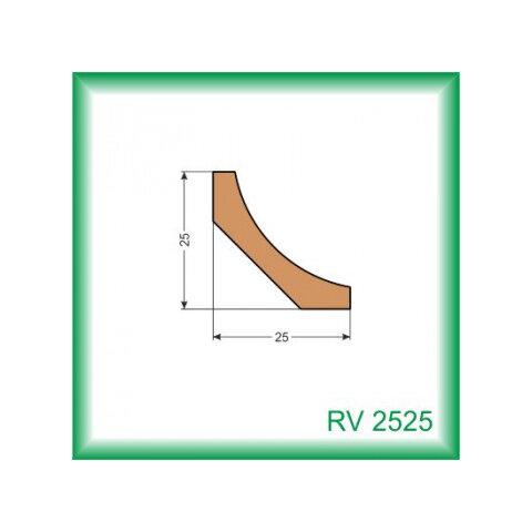 Vnútorná rohová lišta - RV2525