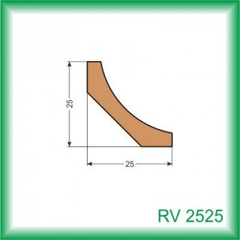 Vnútorná rohová lišta - RV2525