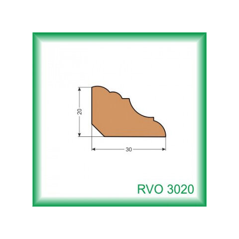 Vnútorná rohová lišta - RVO3020