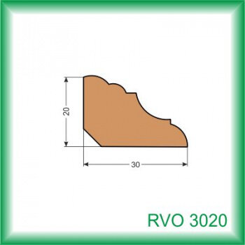 Vnútorná rohová lišta - RVO3020
