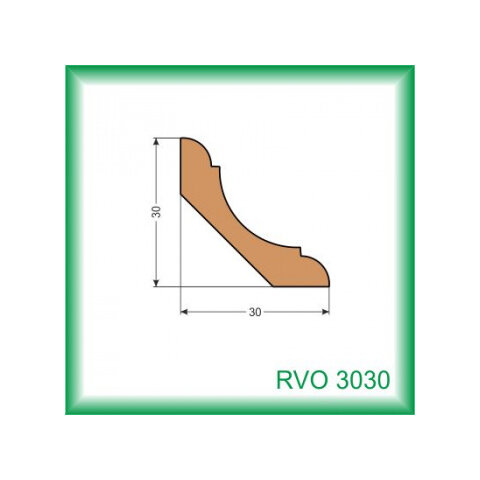 Vnútorná rohová lišta - RVO3030