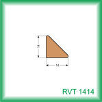 Vnútorná rohová lišta - RVT1414 /na objednávku - min. odber 100 m
