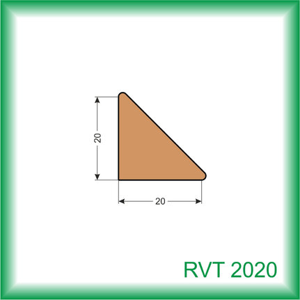Vnútorná rohová lišta - RVT2020