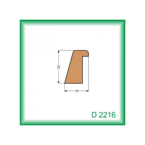 Zasklievacia lišta - D2216