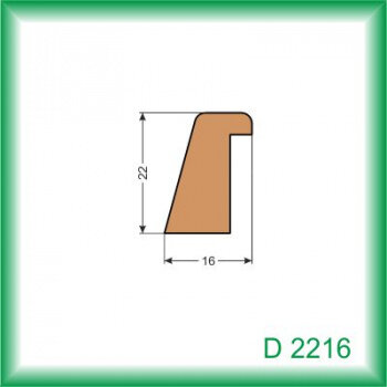 Zasklievacia lišta - D2216