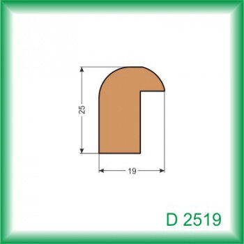 Zasklievacia lišta - D2519