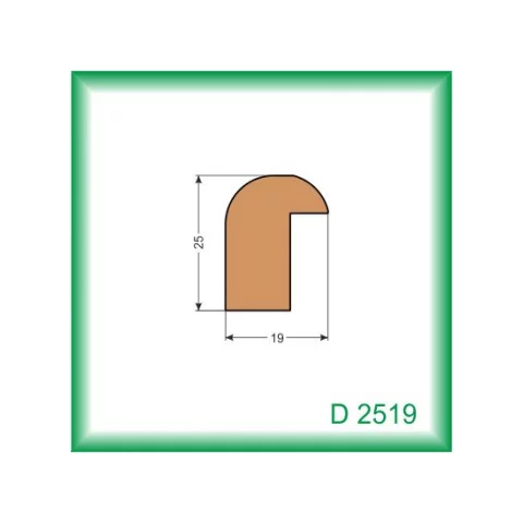 Zasklievacia lišta - D2519