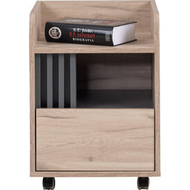 Zásuvkový kontajner AL10 dub estana/antracit 40x40x53