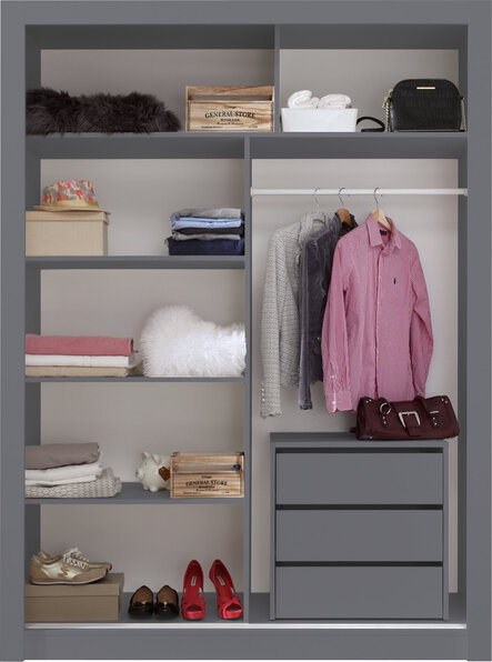 Zásuvkový kontajner do skrine DCK50 antracit (160)