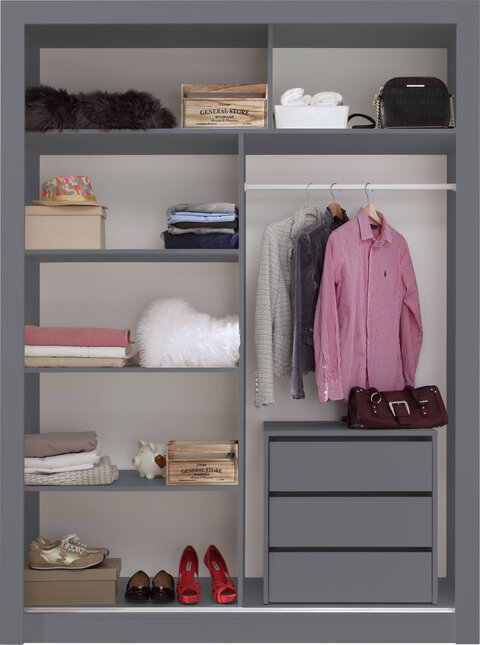 Zásuvkový kontajner do skrine DCK50 antracit (160)