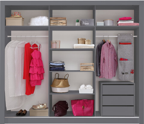 Zásuvkový kontajner do skrine DCK50 antracit (200, 250)